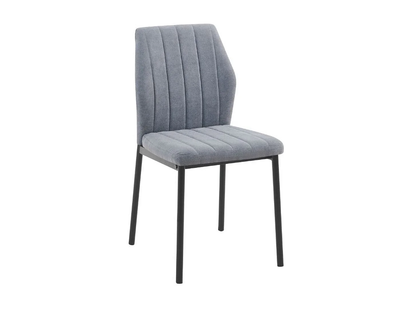 Pack de 4 sillas de comedor Loreto gris 86x43x50 cm