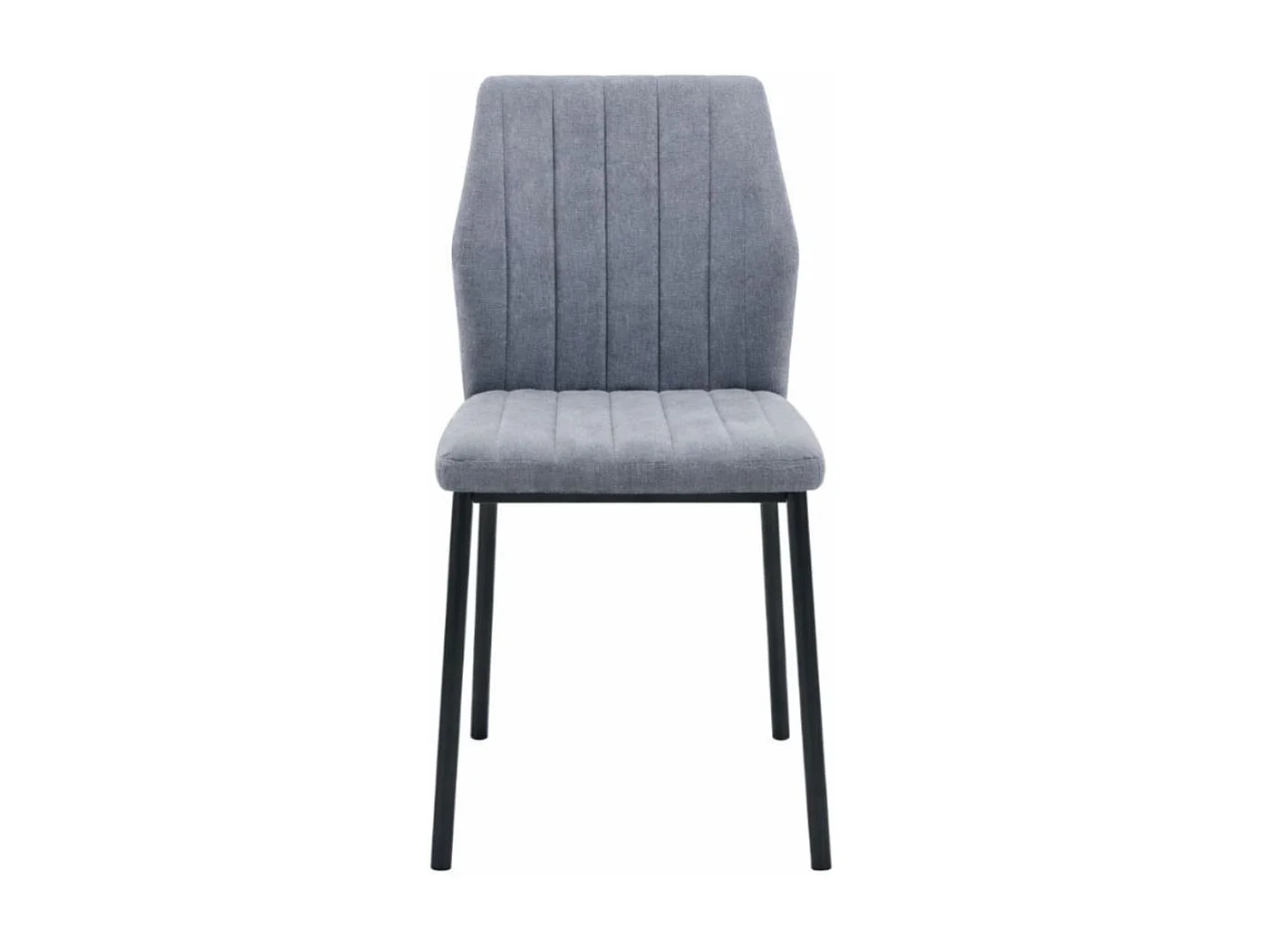 Pack de 4 sillas de comedor Loreto gris 86x43x50 cm