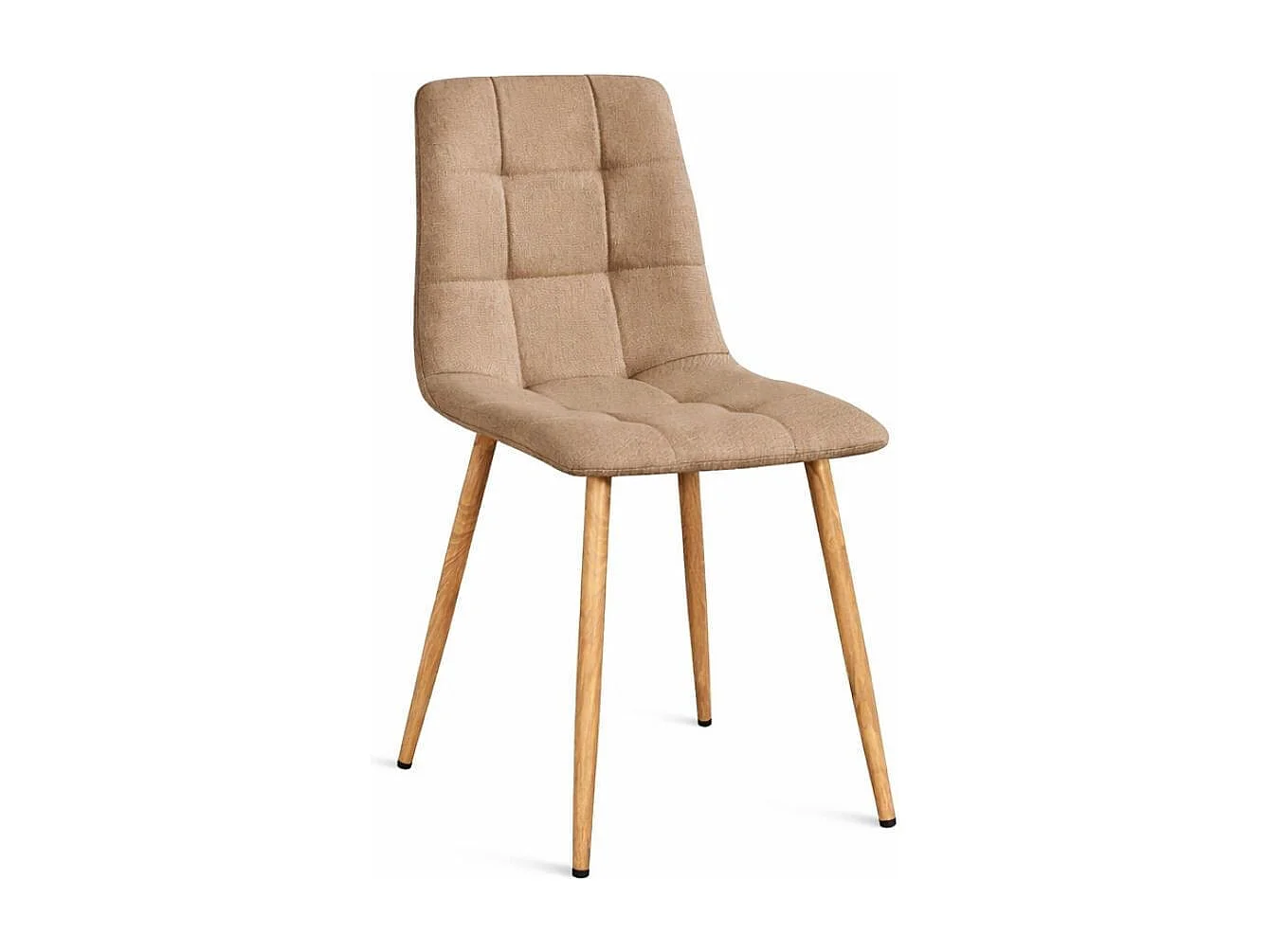 Pack de 4 sillas de comedor Noruega beige 86x45x45 cm