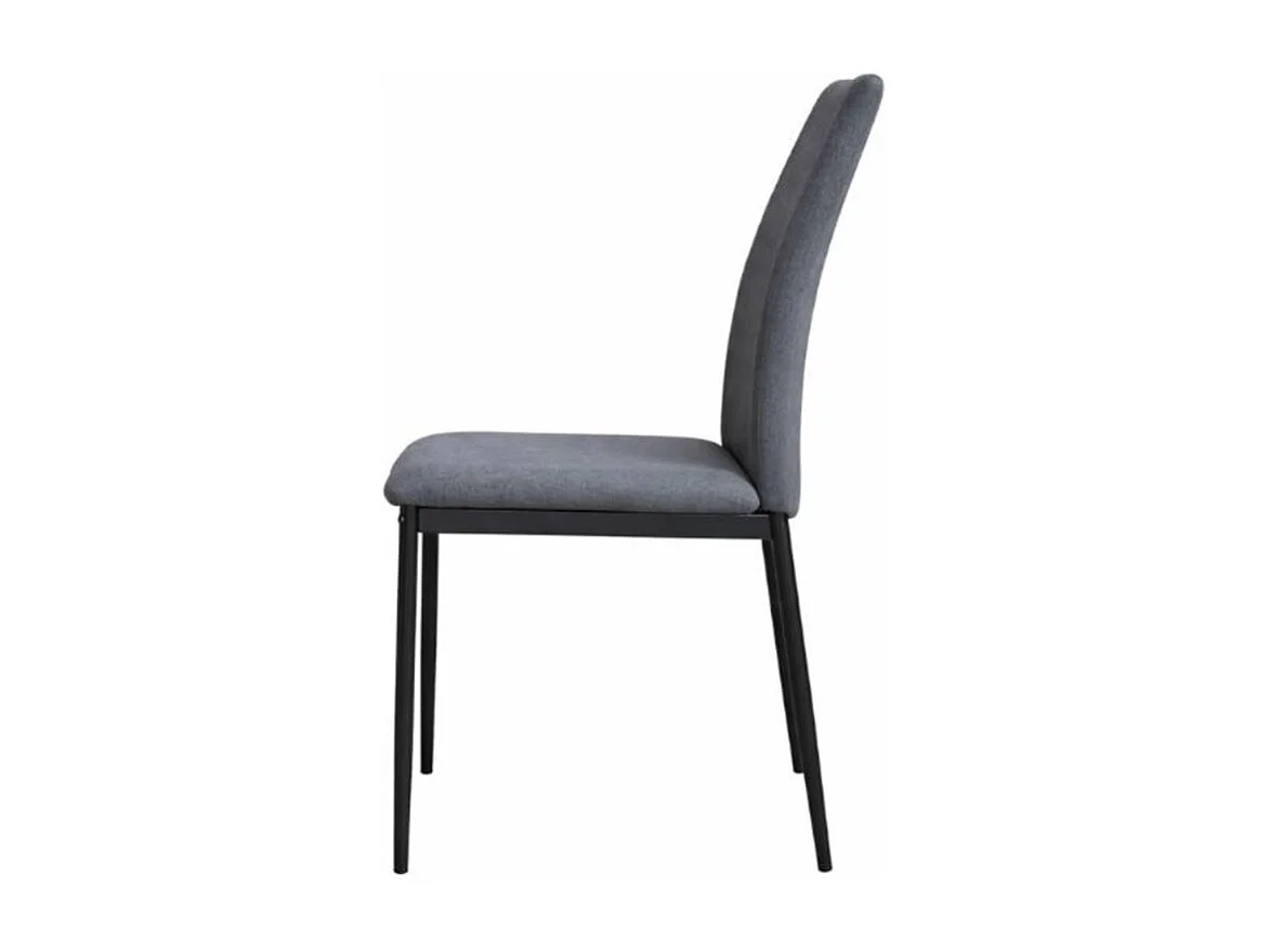 Pack de 4 sillas de comedor Ismael gris 106x50x23 cm