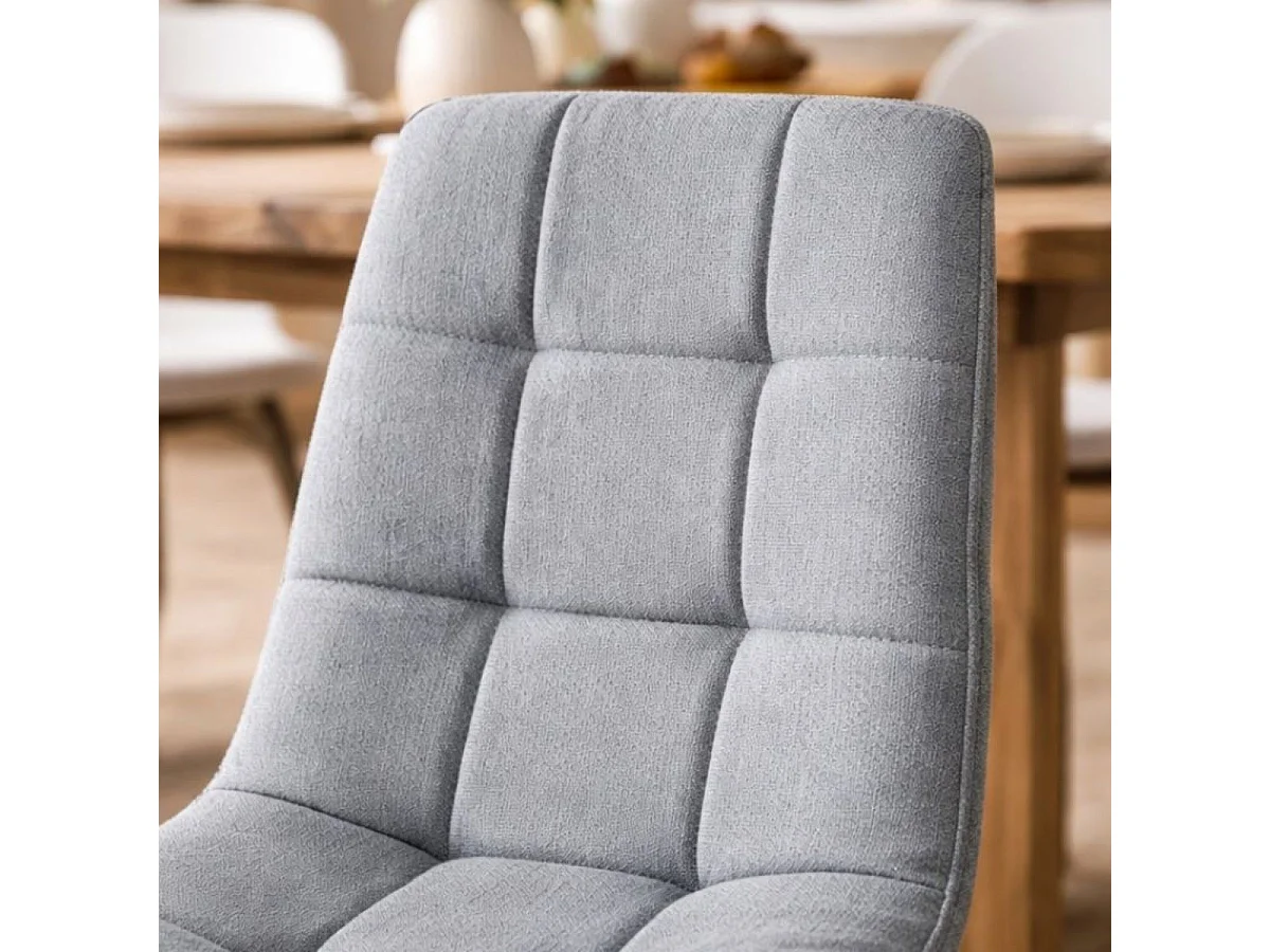 Pack de 4 sillas de comedor Orvane gris 86x45x45 cm