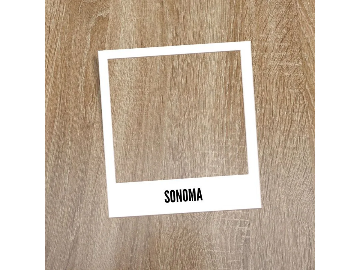 Armario vestidor Victoria barra con dos estantes negro/natural 167x60x40 cm