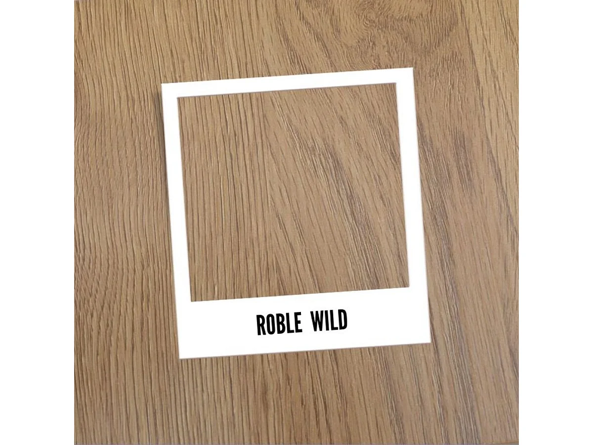 Set de 2 mesas auxiliares Línea diseño apilable negro/natural