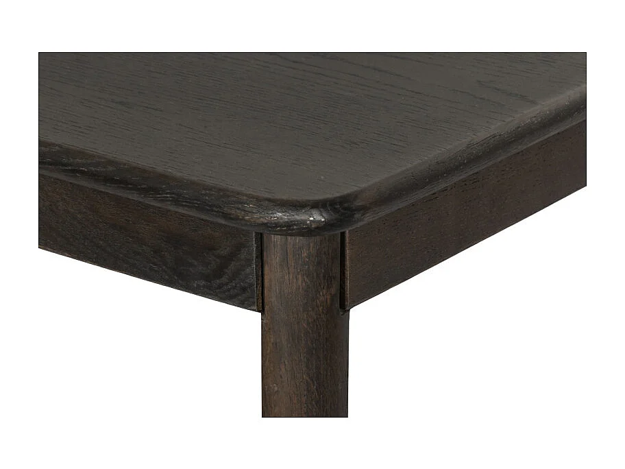 ROVERI-Table à manger rectangulaire L.220 cm Chêne Expresso