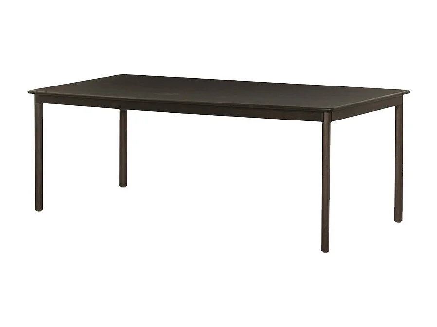 ROVERI-Table à manger rectangulaire L.220 cm Chêne Expresso