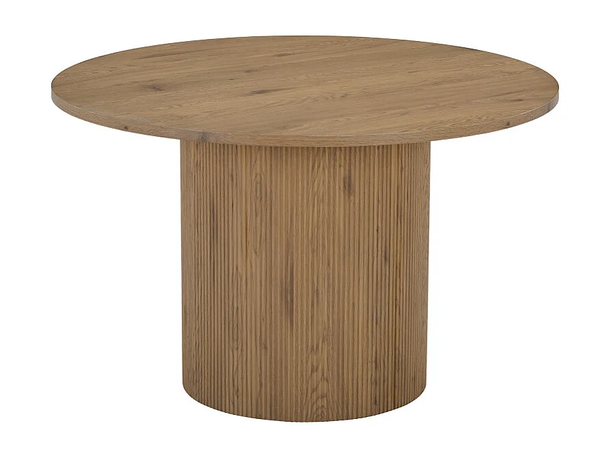 MIDO- Table à manger ronde 4 personnes  ø120 cm naturelle