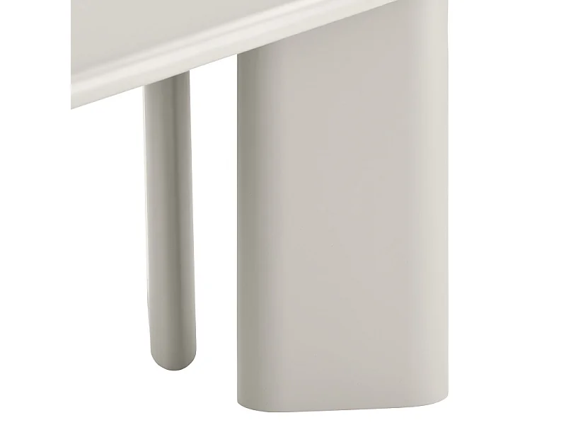 ARMOR-Table à manger ovale 8/10 personnes 220 cm, coloris sable