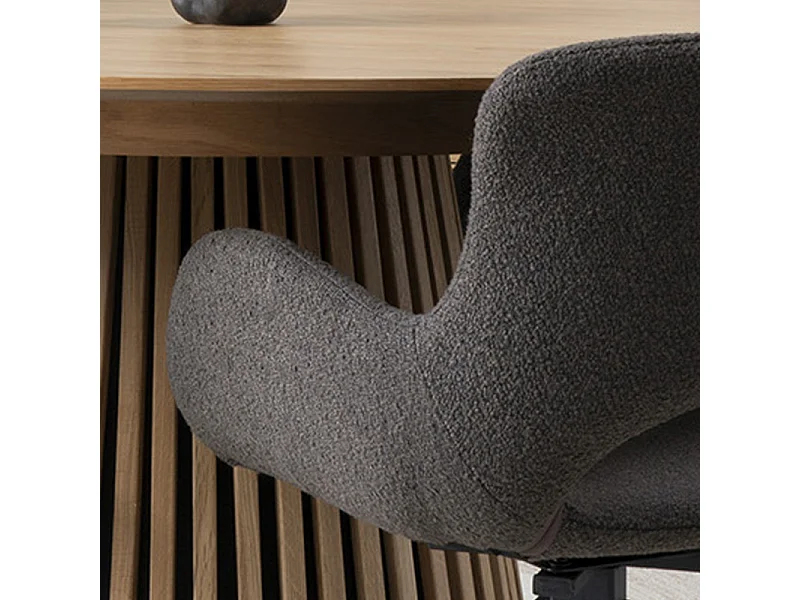 SIXTY-Set di 2 sedie girevoli a 360° tortora