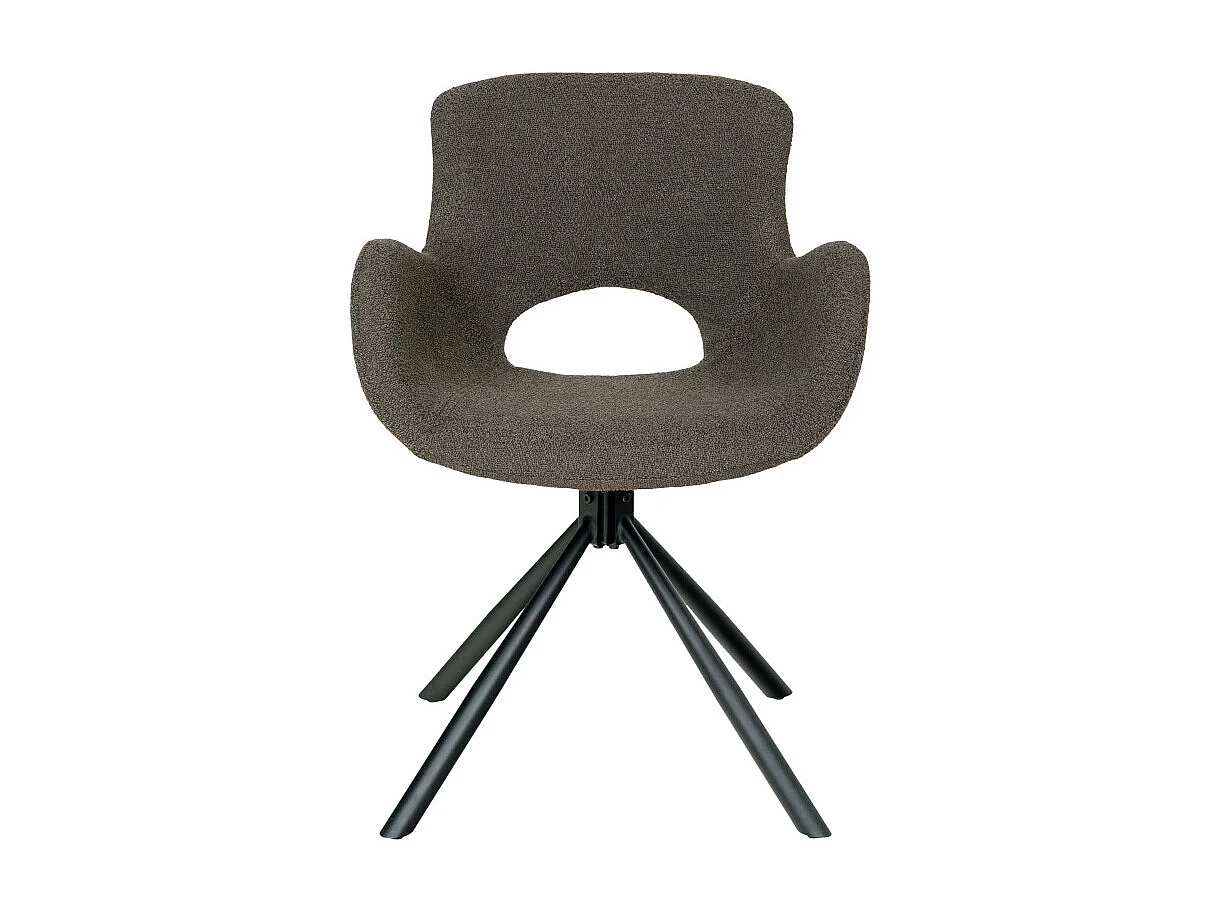 SIXTY-Set di 2 sedie girevoli a 360° tortora