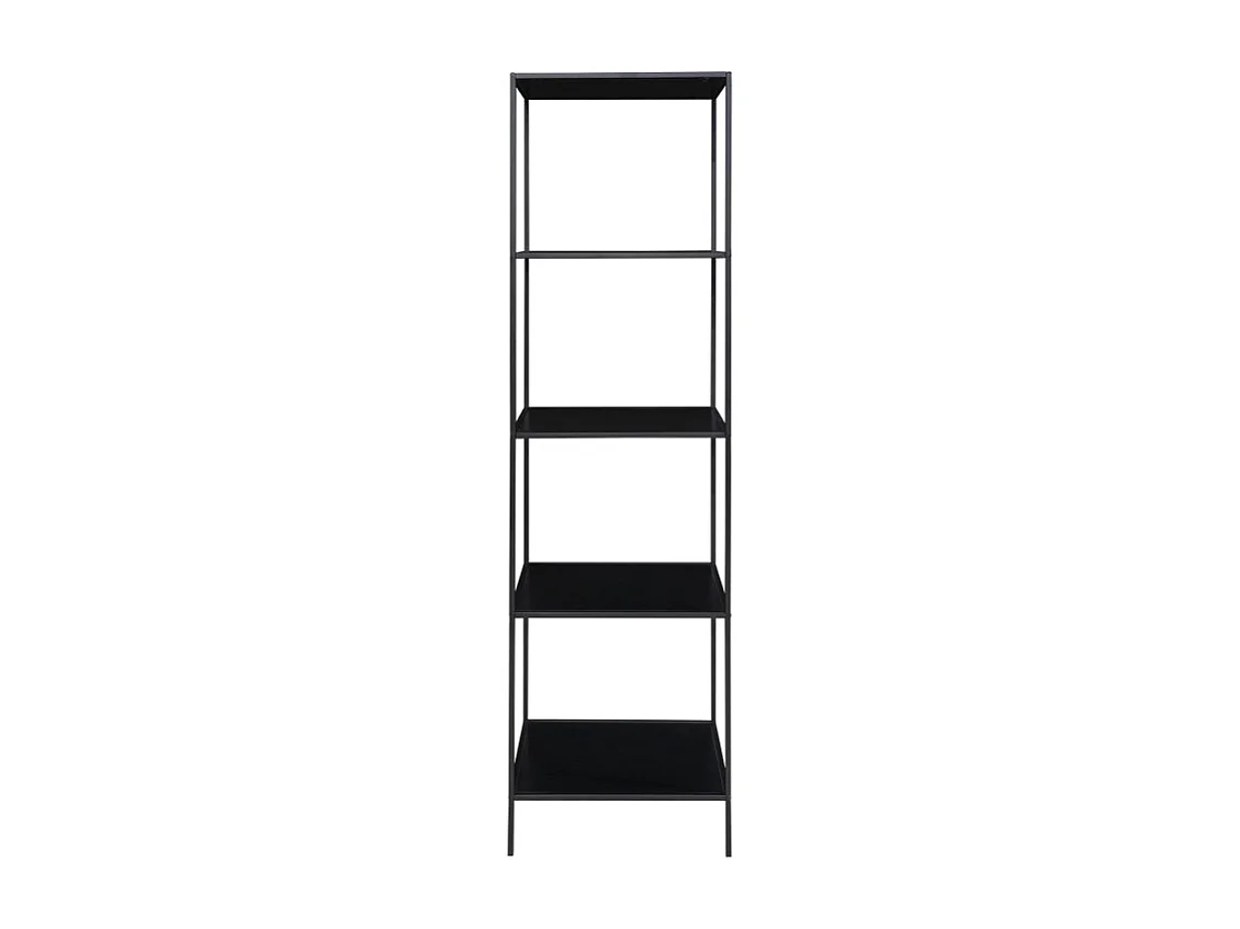 CHIC-Étagère, 5 étagères noire 51x170 cm