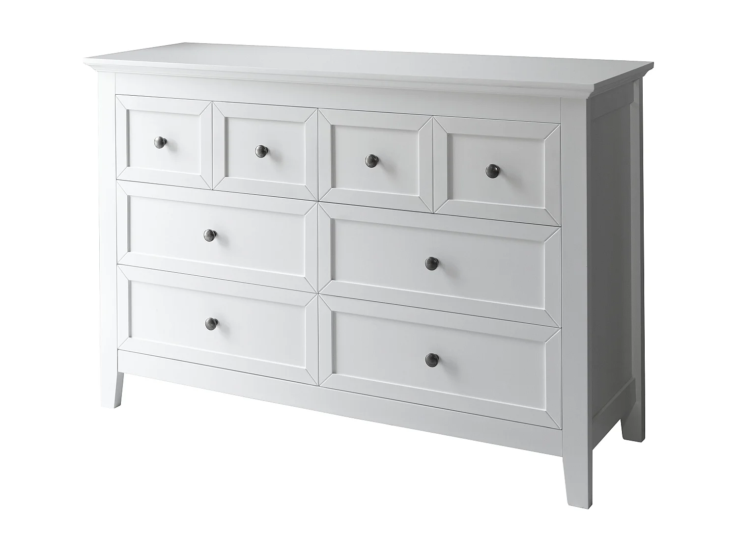 Noa & Nani Karlstad Chest of Drawers 8 Drawer in White