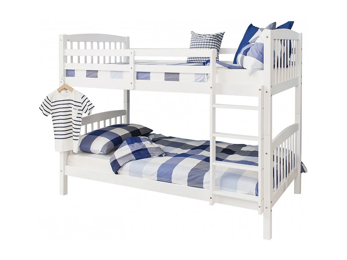 Noa & Nani Brighton Bunk Bed with 2 Single Beds in White