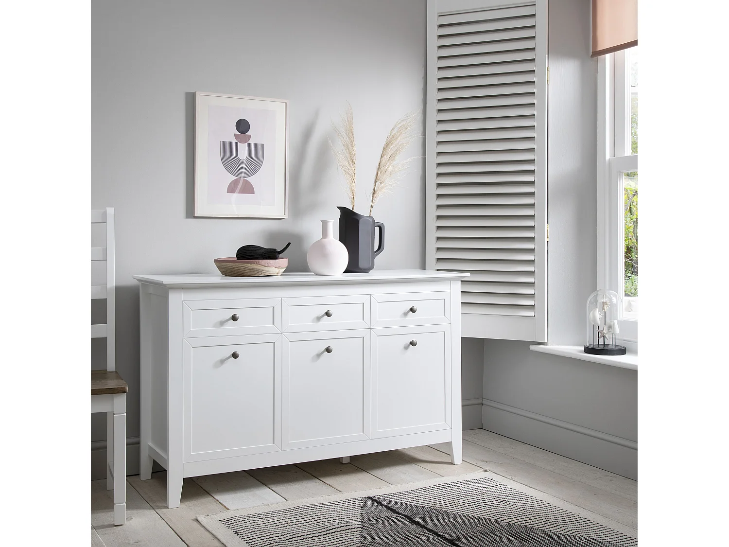 Noa & Nani Karlstad Sideboard with Drawers in White