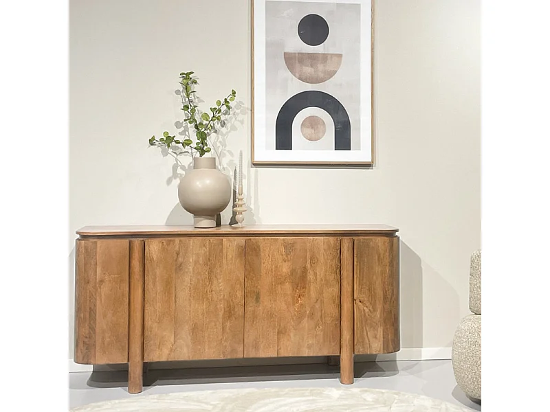 BORGO-Buffet 170 cm en bois massif