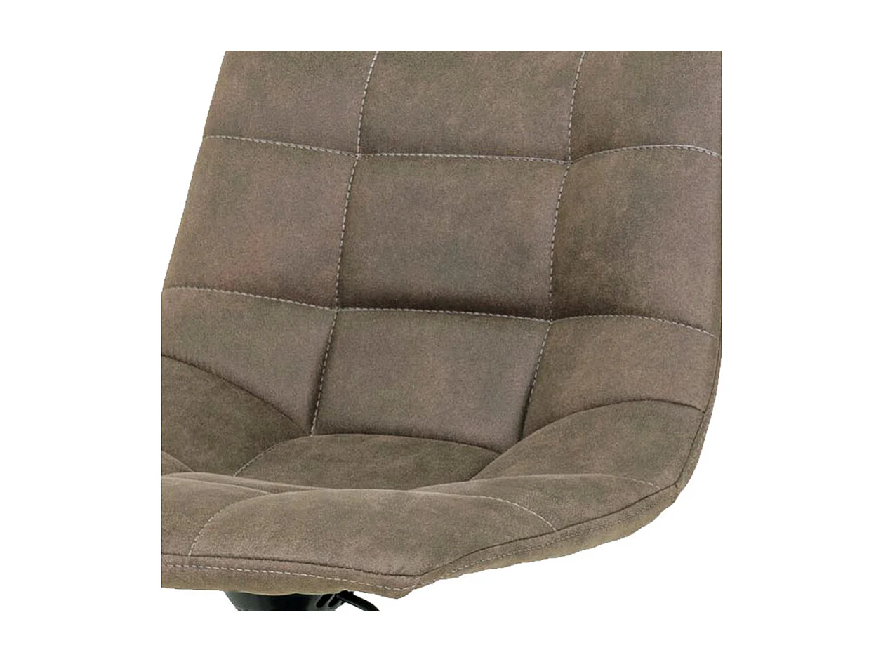 SVIN-Set di 2 sgabelli da bar girevoli marroni vintage