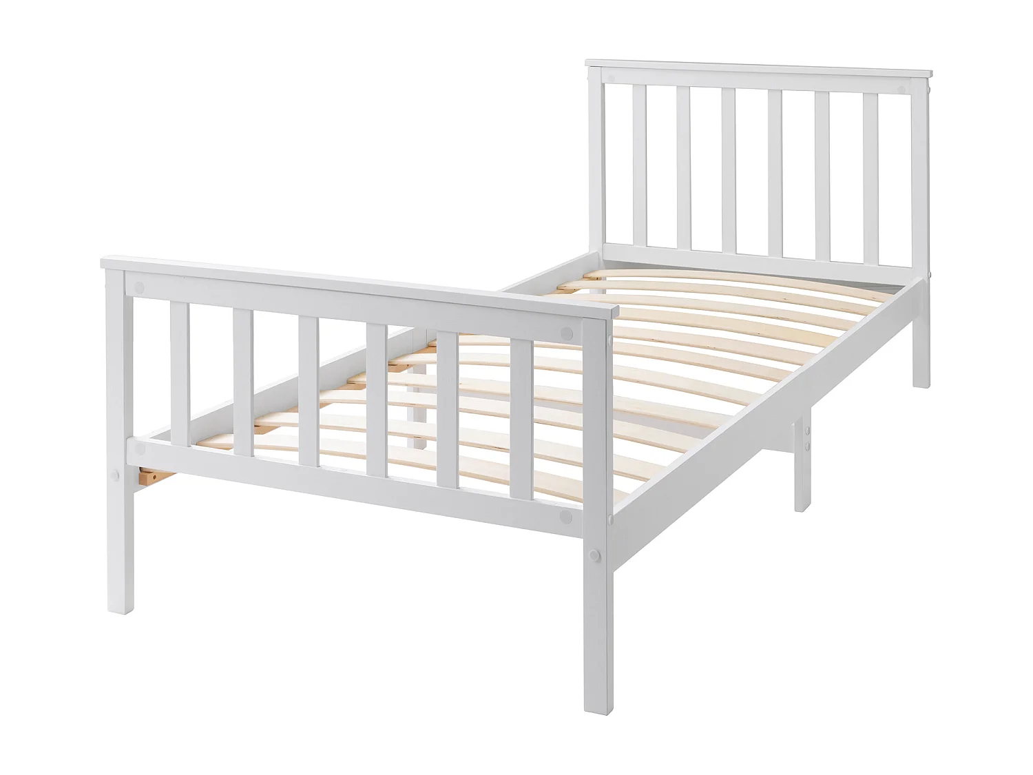 Noa & Nani Otis Single Bed 3ft Frame in White