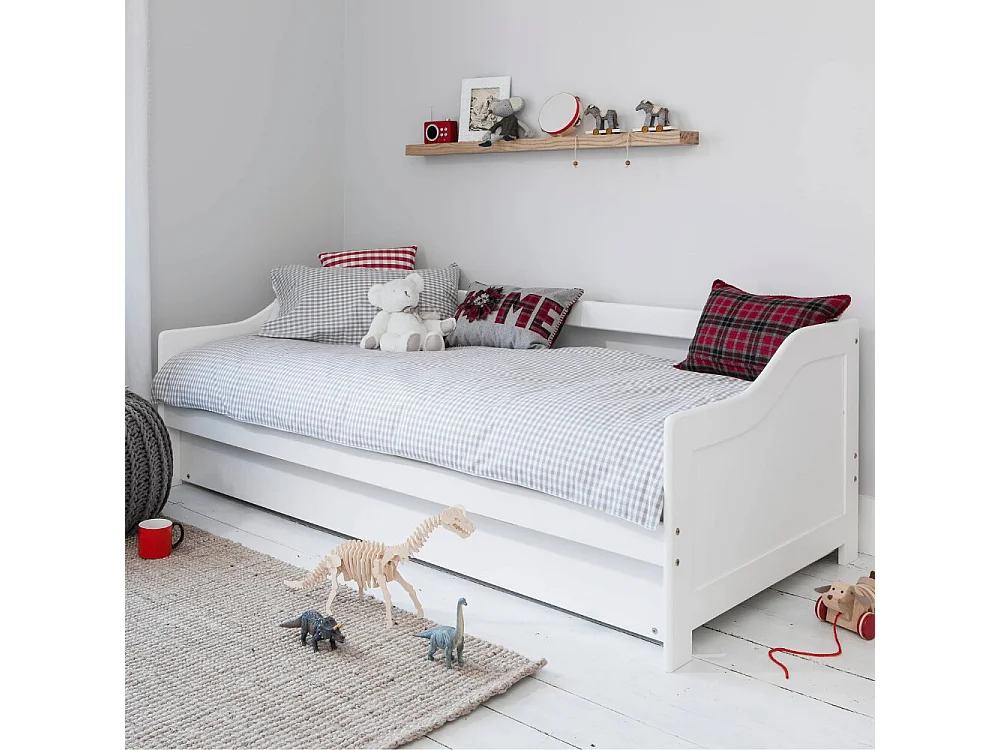 Noa & Nani Hove Day Bed with Pullout Trundle in White
