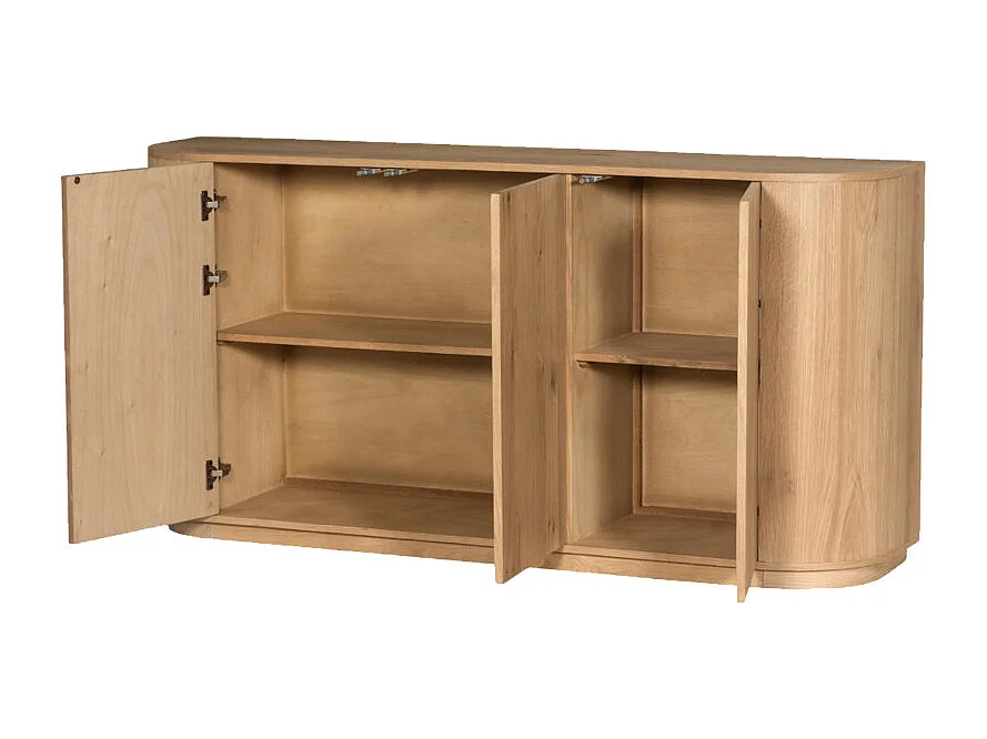 TIAGO-Buffet de 3 puertas Roble