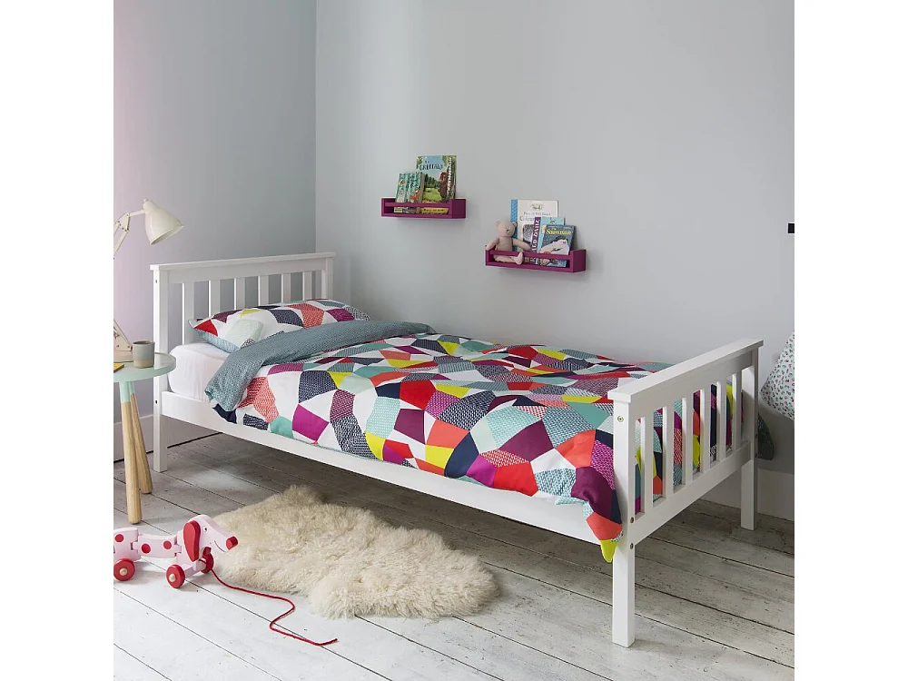 Noa & Nani Dorset Single Bed in White
