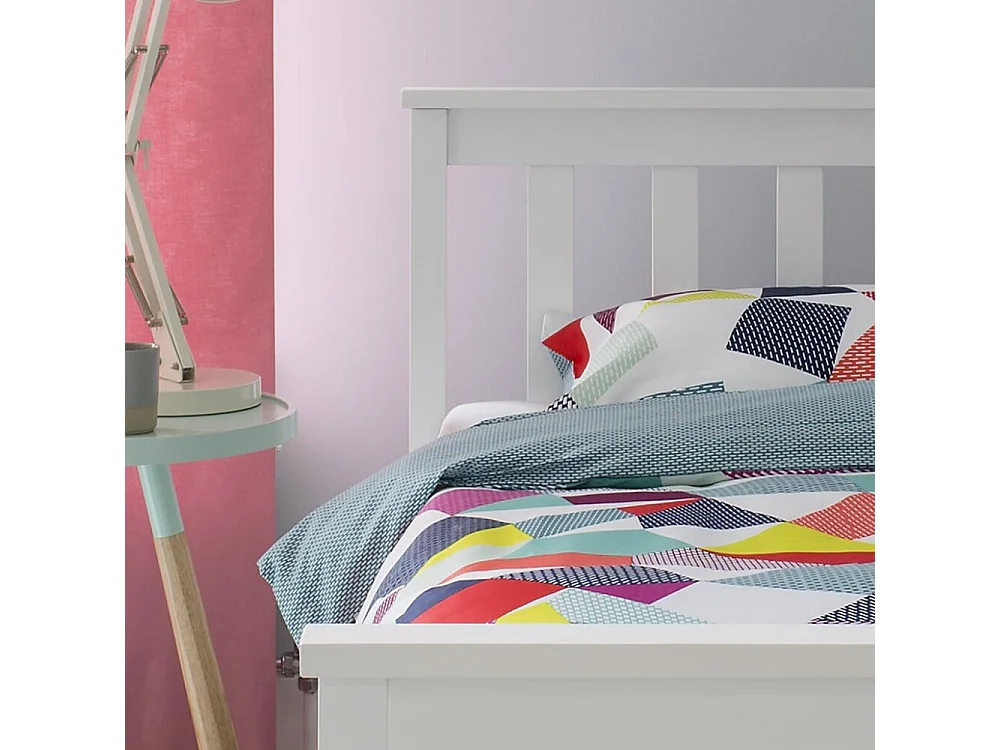 Noa & Nani Dorset Single Bed in White