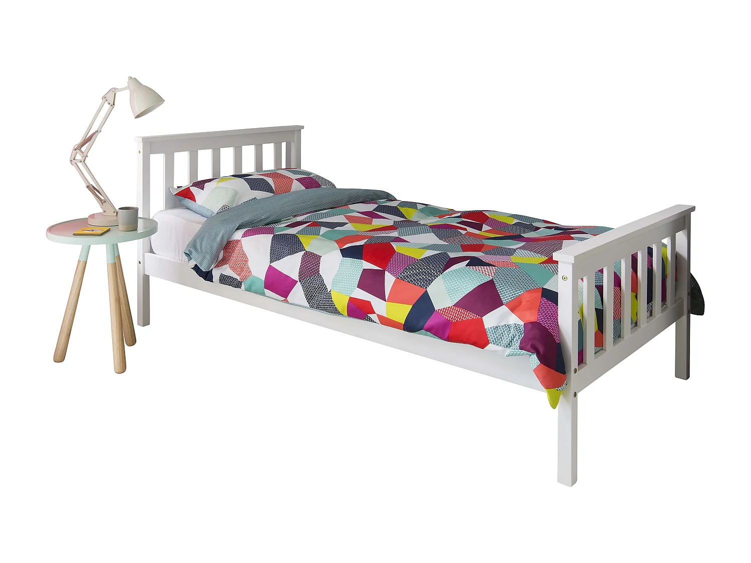 Noa & Nani Dorset Single Bed in White