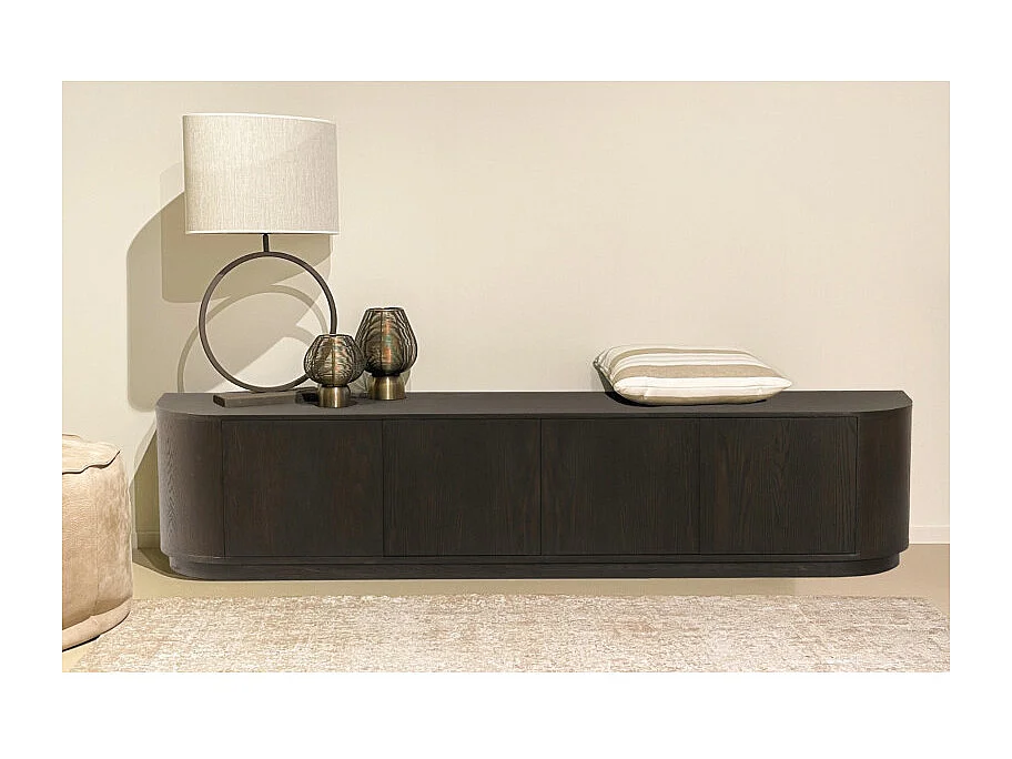 TIAGO-Mobile TV 220 cm Rovere Espresso