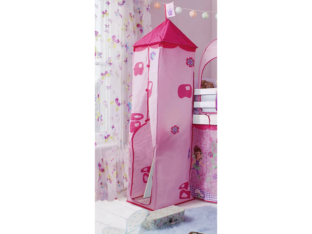 Noa & Nani Moro Cabin Bed Midsleeper with Slide & Fairies Package in White