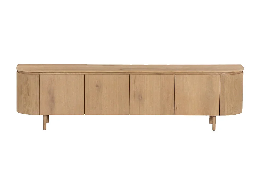 ROVERI-Meuble TV 210 cm chêne