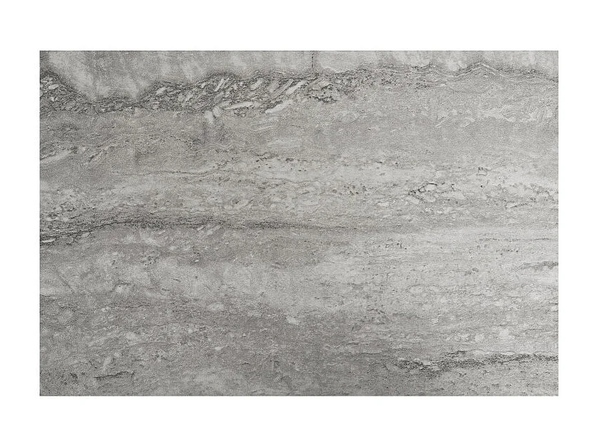 CHIC-Console décor travertin et métal 110x80 cm