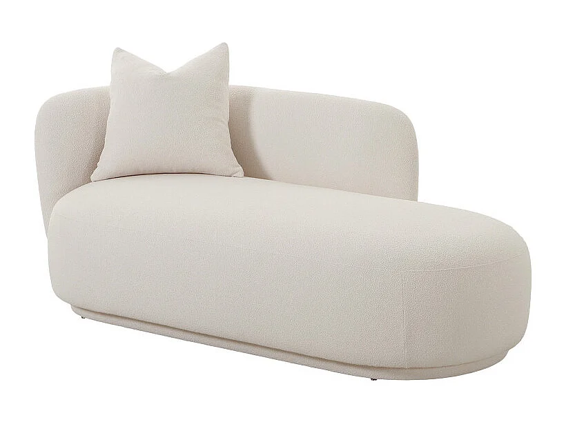 DAYTON-Méridienne en tissu écru