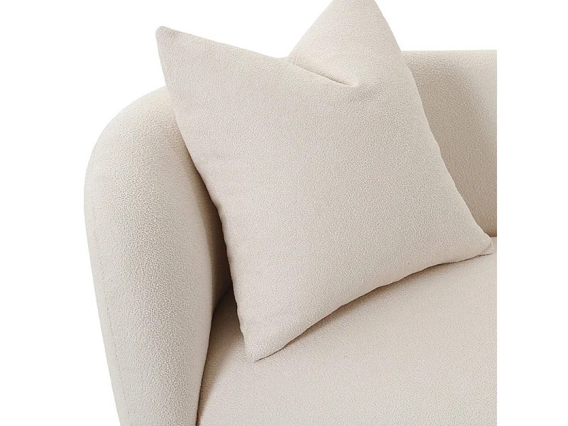 DAYTON-Méridienne en tissu écru