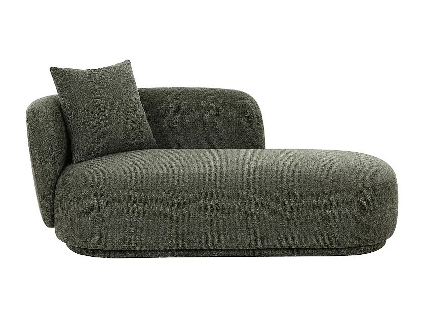 DAYTON-Méridienne en tissu vert