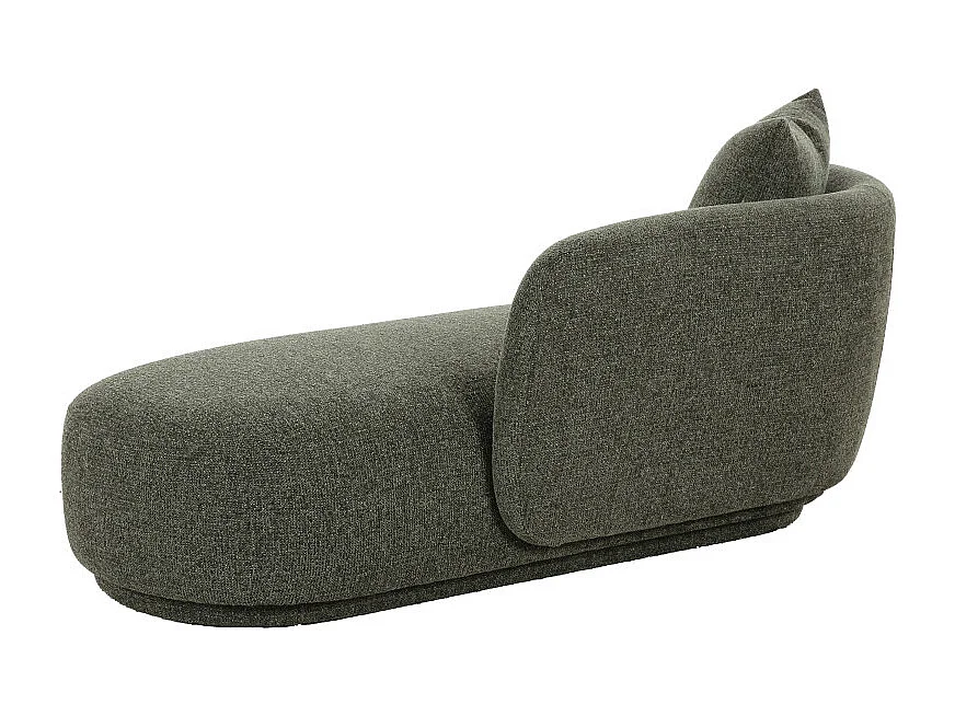 DAYTON-Méridienne en tissu vert