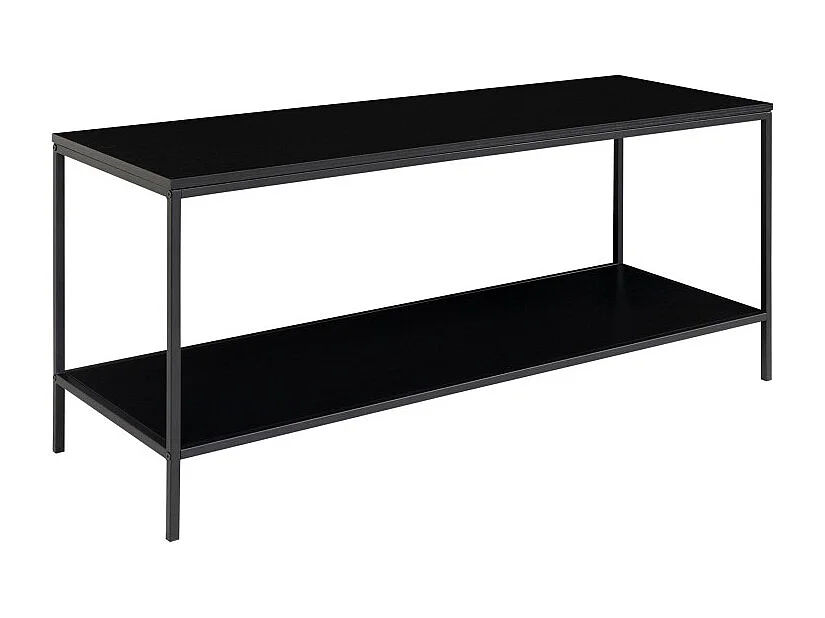 CHIC-Mobile porta TV nero e metallo 100x45 cm
