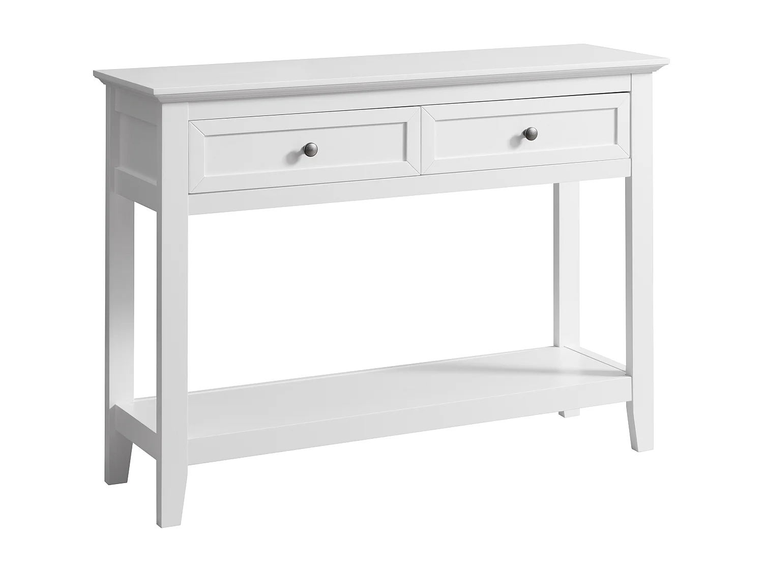 Noa & Nani Karlstad Console Hallway Table with 2 Drawers in White