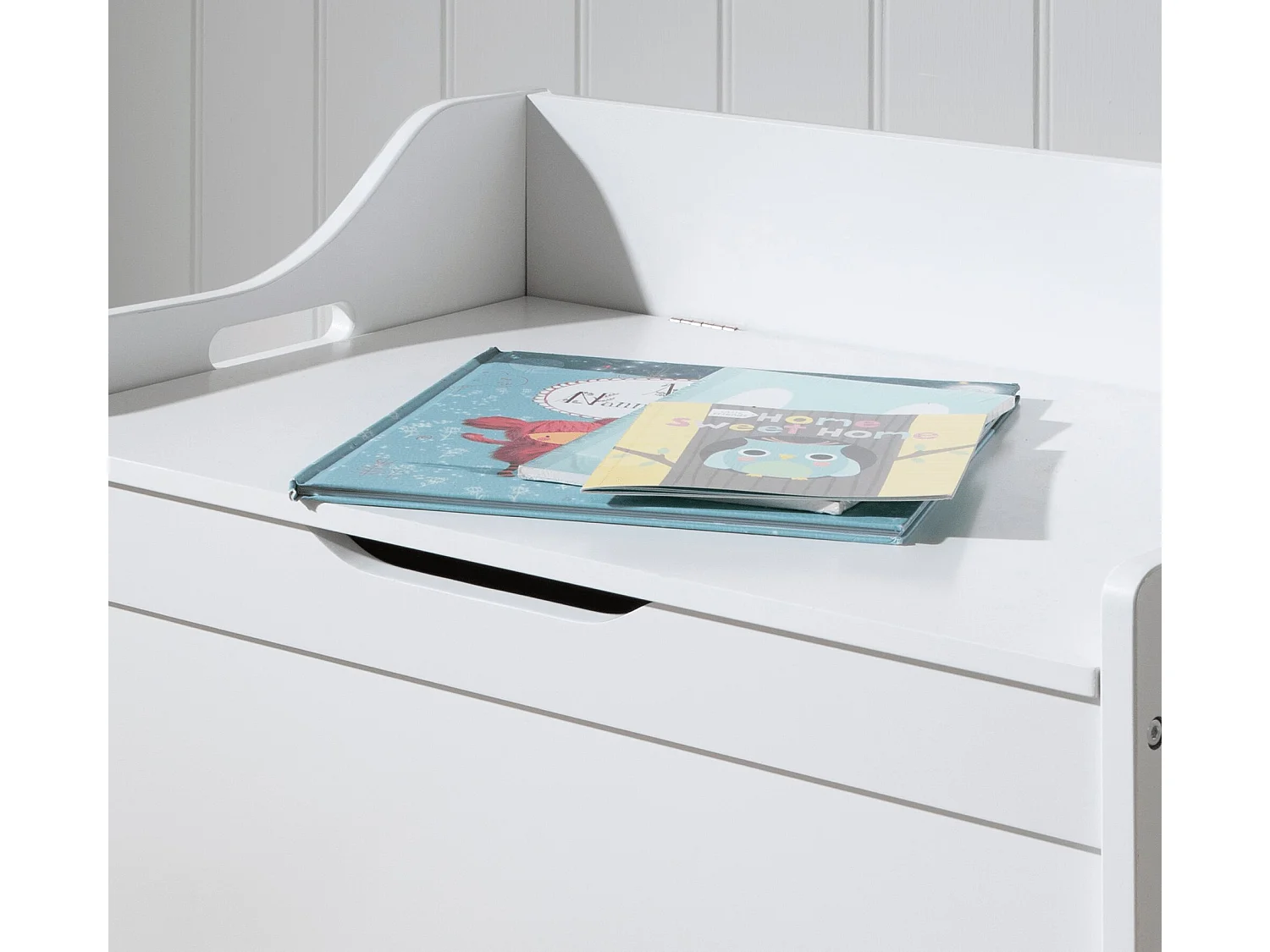 Noa & Nani Lola Toy Box Toy Storage Organiser in White