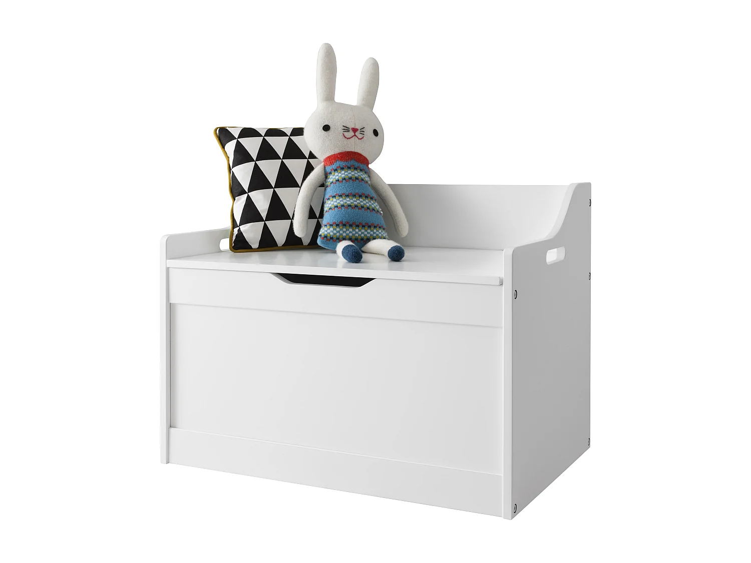 Noa & Nani Lola Toy Box Toy Storage Organiser in White