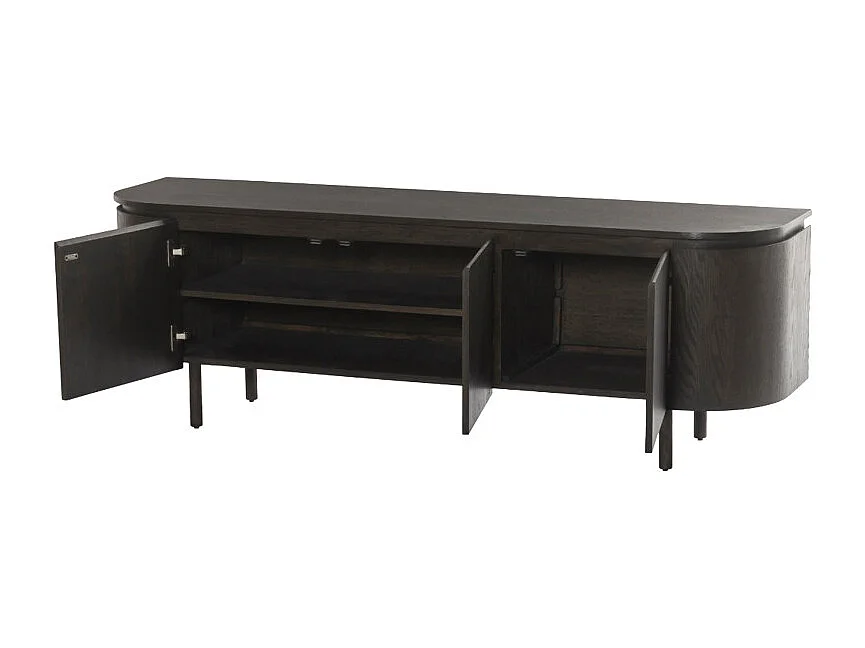 ROVERI-Meuble TV 170 cm Chêne Expresso