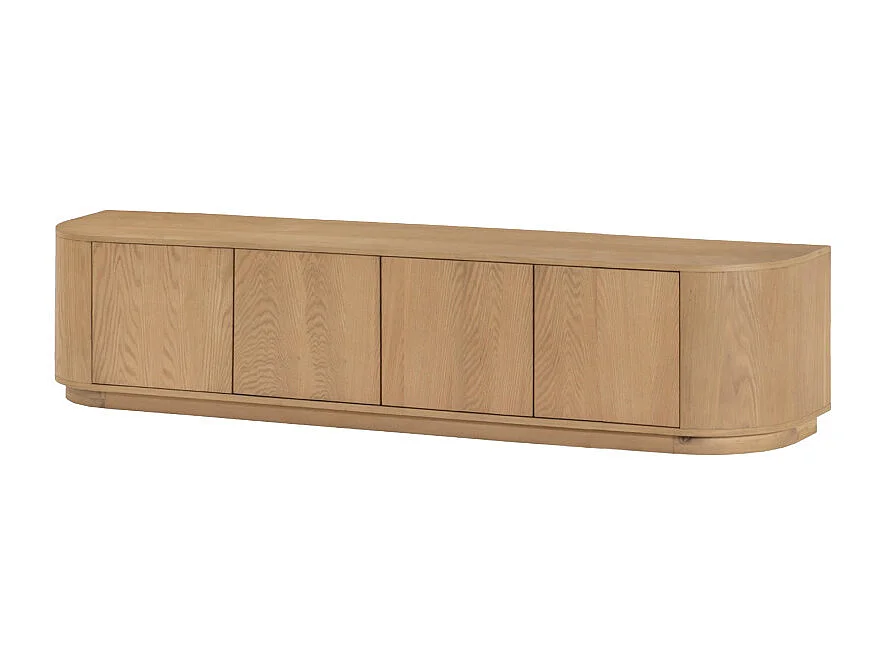 TIAGO-Meuble TV 220 cm Chêne