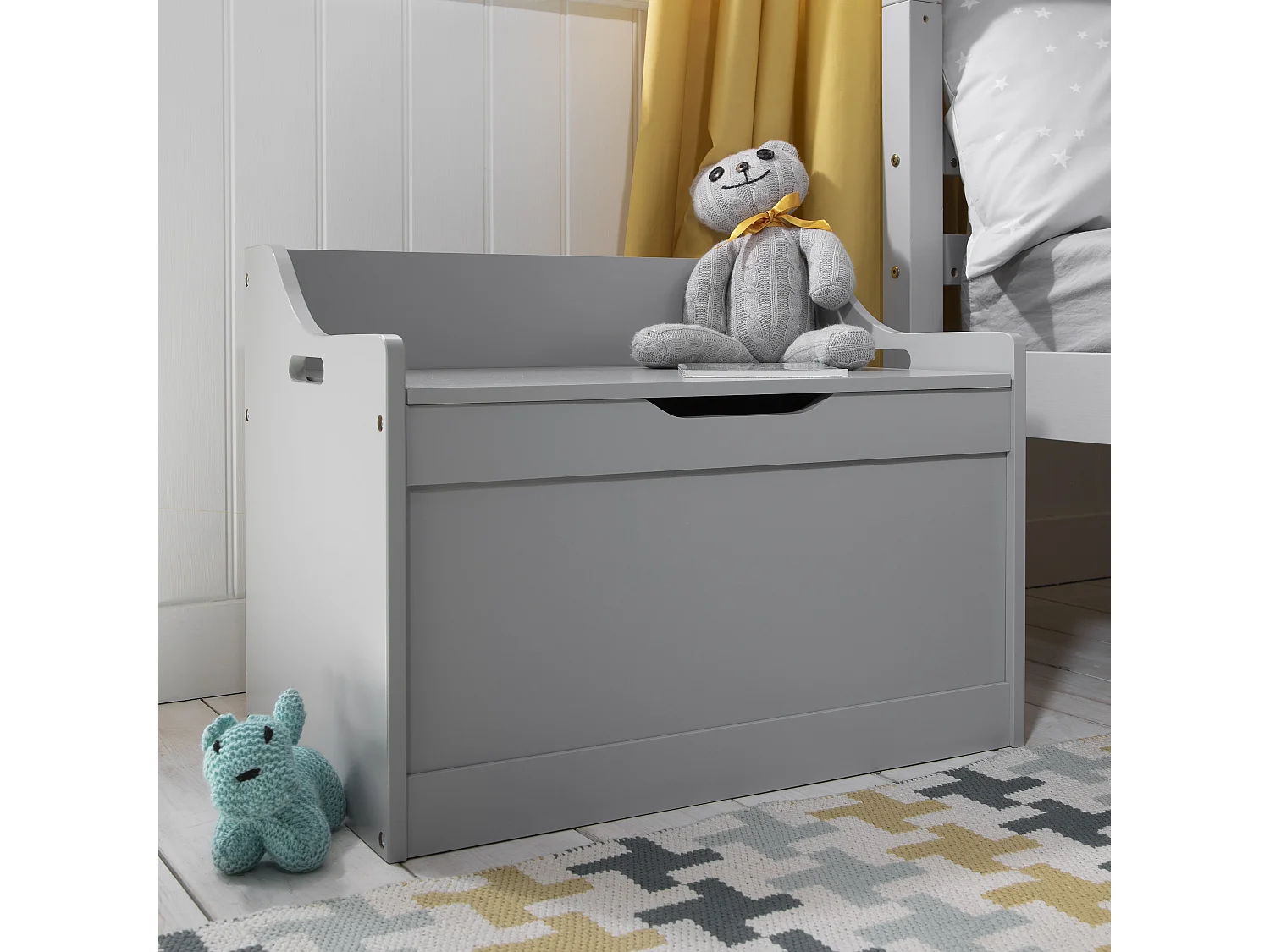 Noa & Nani Lola Toy Box Toy Storage Organiser in Silk Grey