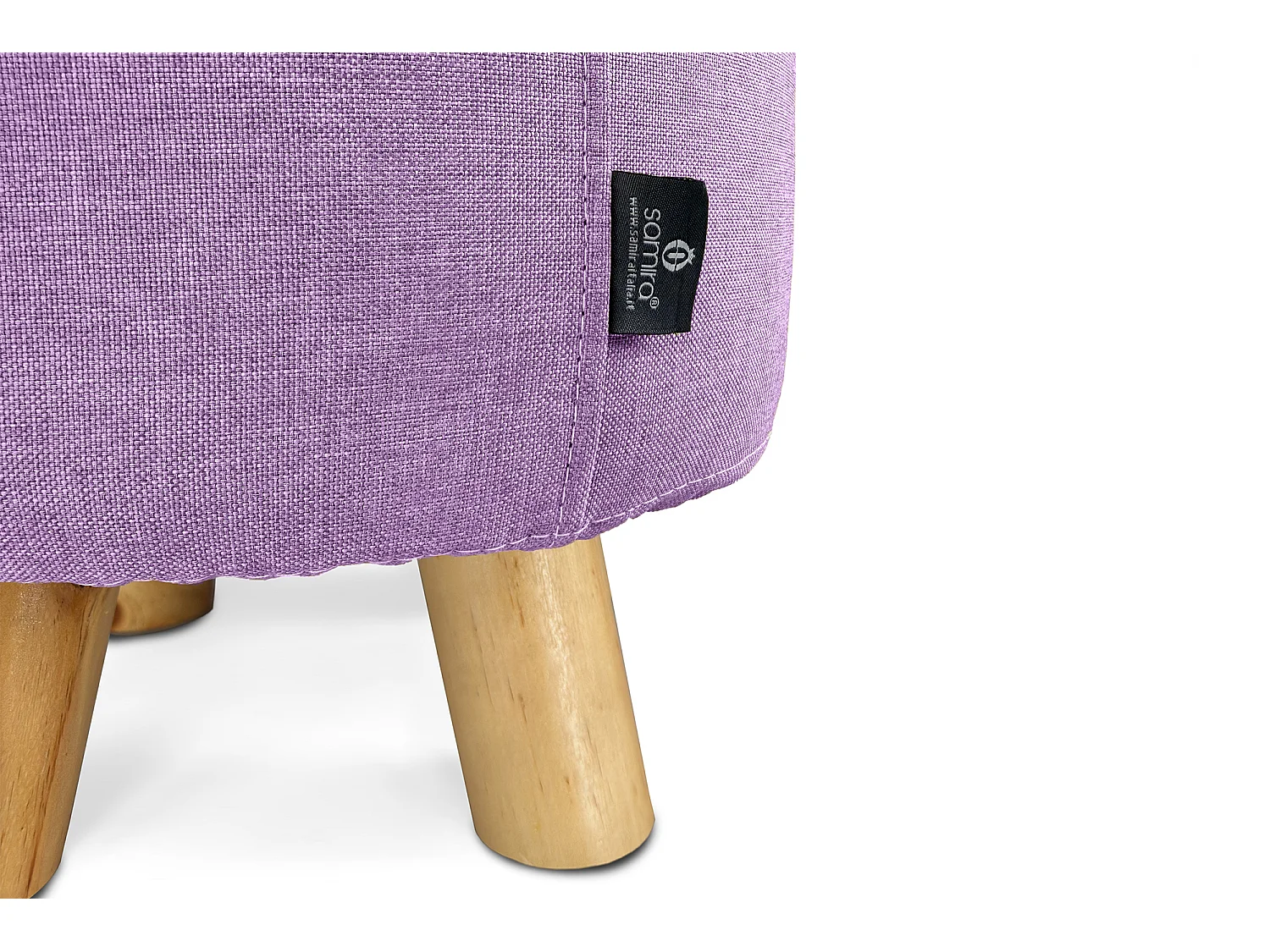 Pouf divano, pouf poggiapiedi lilla – Nemo