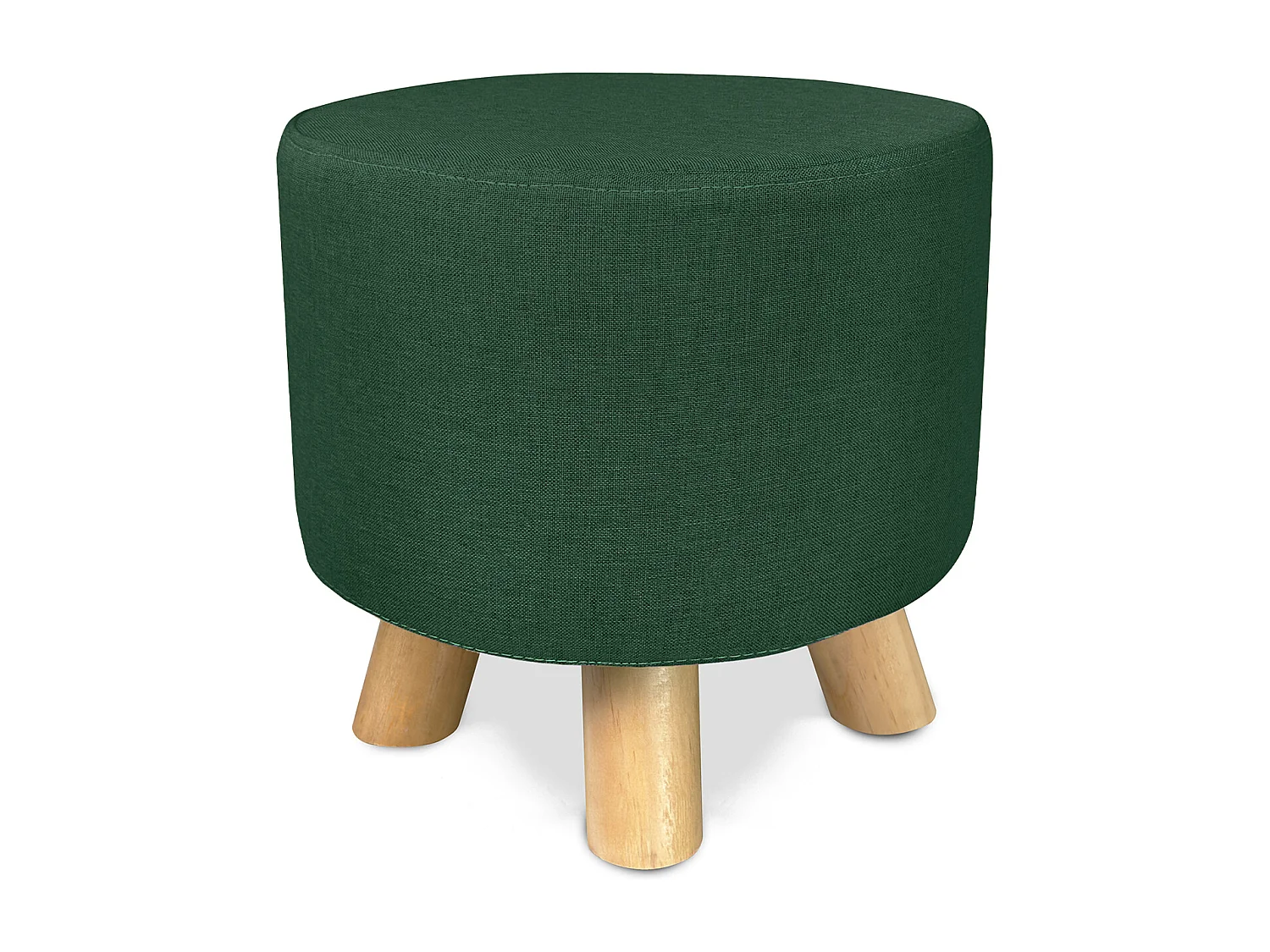 Pouf divano, pouf poggiapiedi verde abete – Nemo