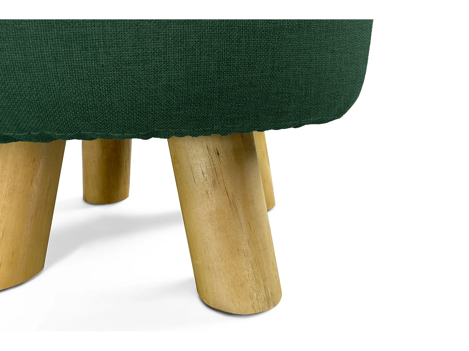Pouf divano, pouf poggiapiedi verde abete – Nemo