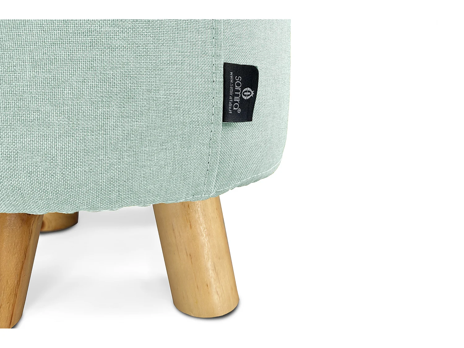 Pouf divano, pouf poggiapiedi verde tiffany – Nemo