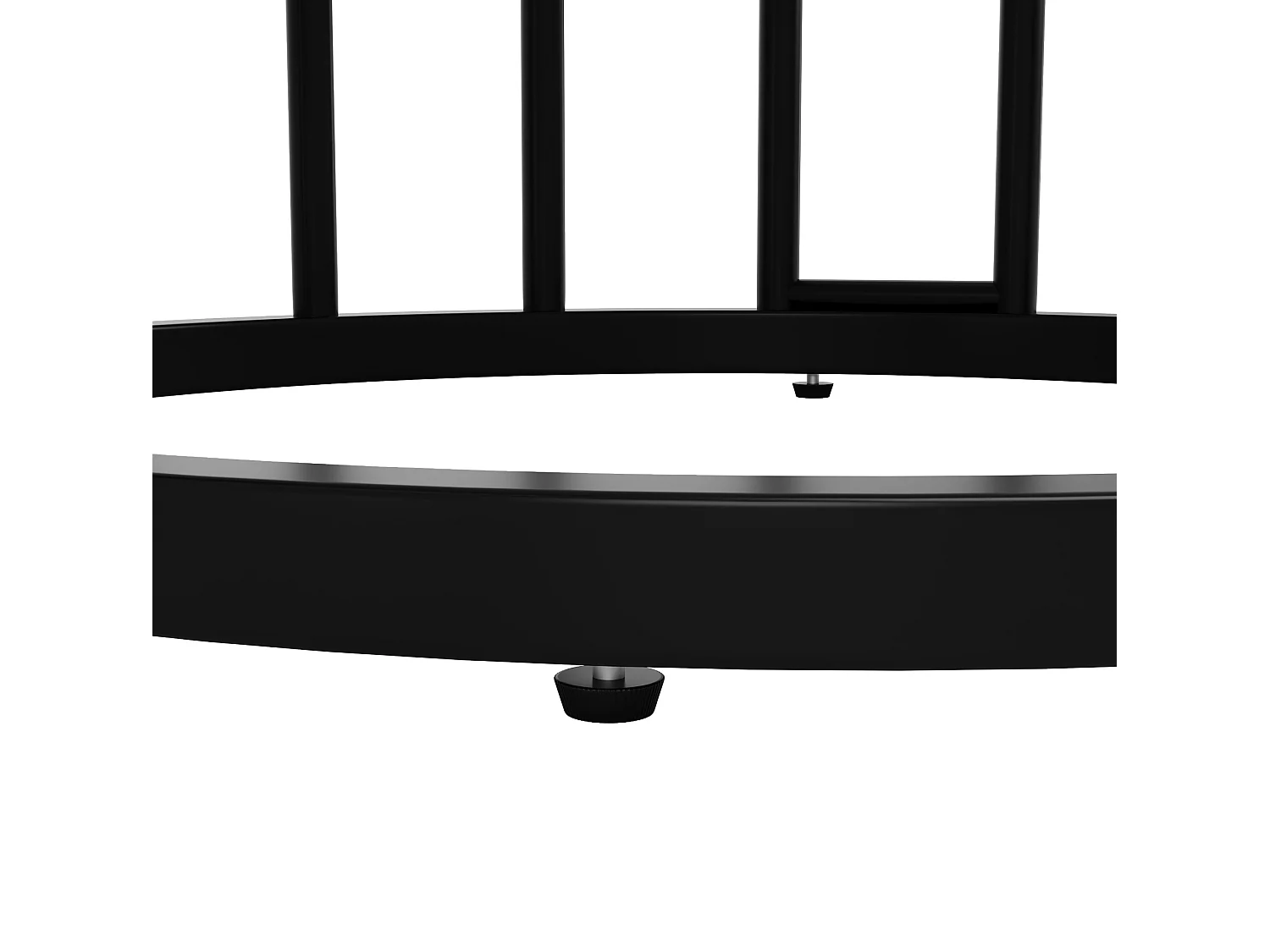 Tavolo da pranzo rotondo in MDF effetto marmo nero, 80 x 80 x 76 cm, con ripiano inferiore