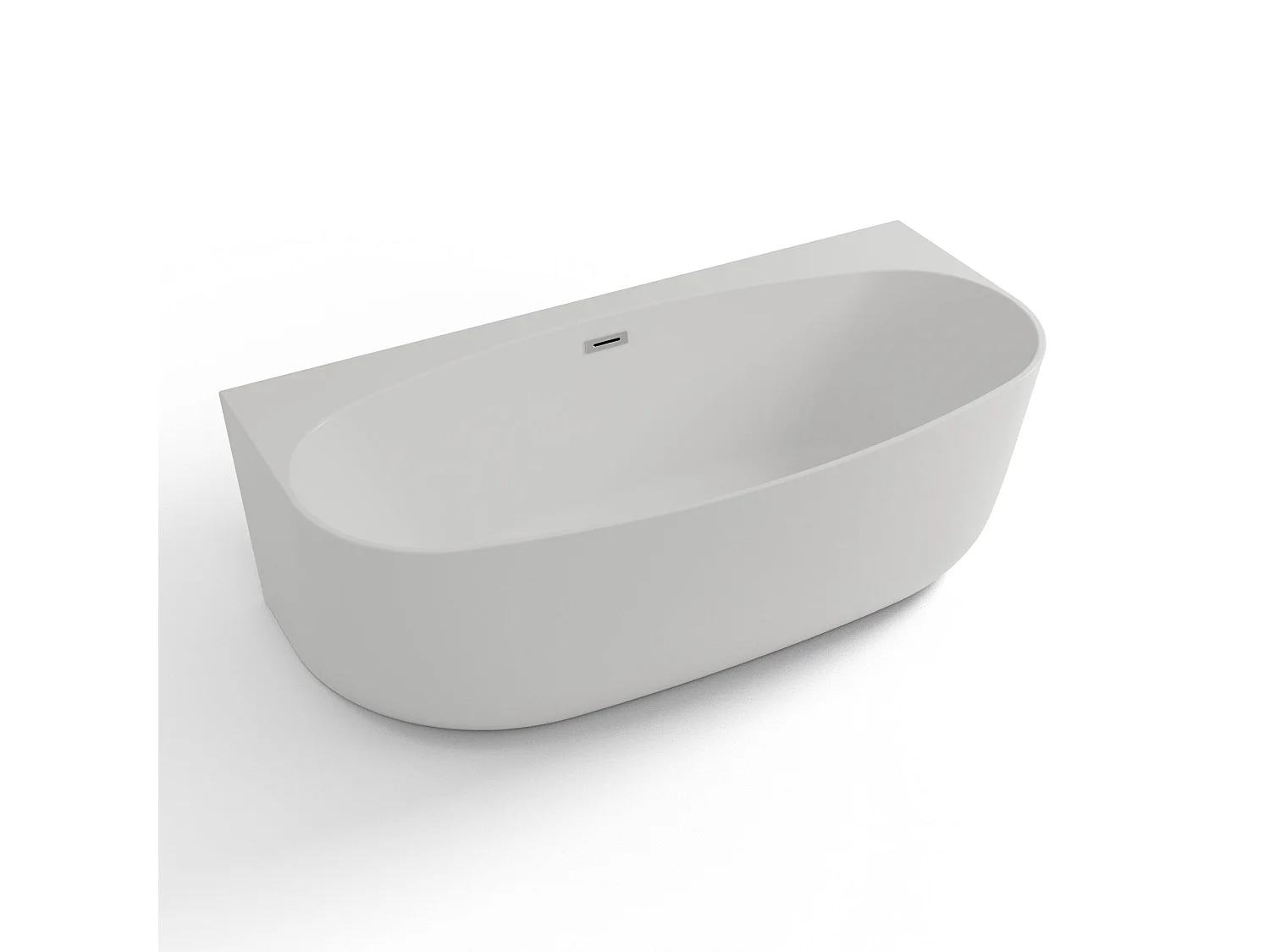 Baignoire Ilot Magic 180 blanche 180 x88 x58 cm, by SPALINA