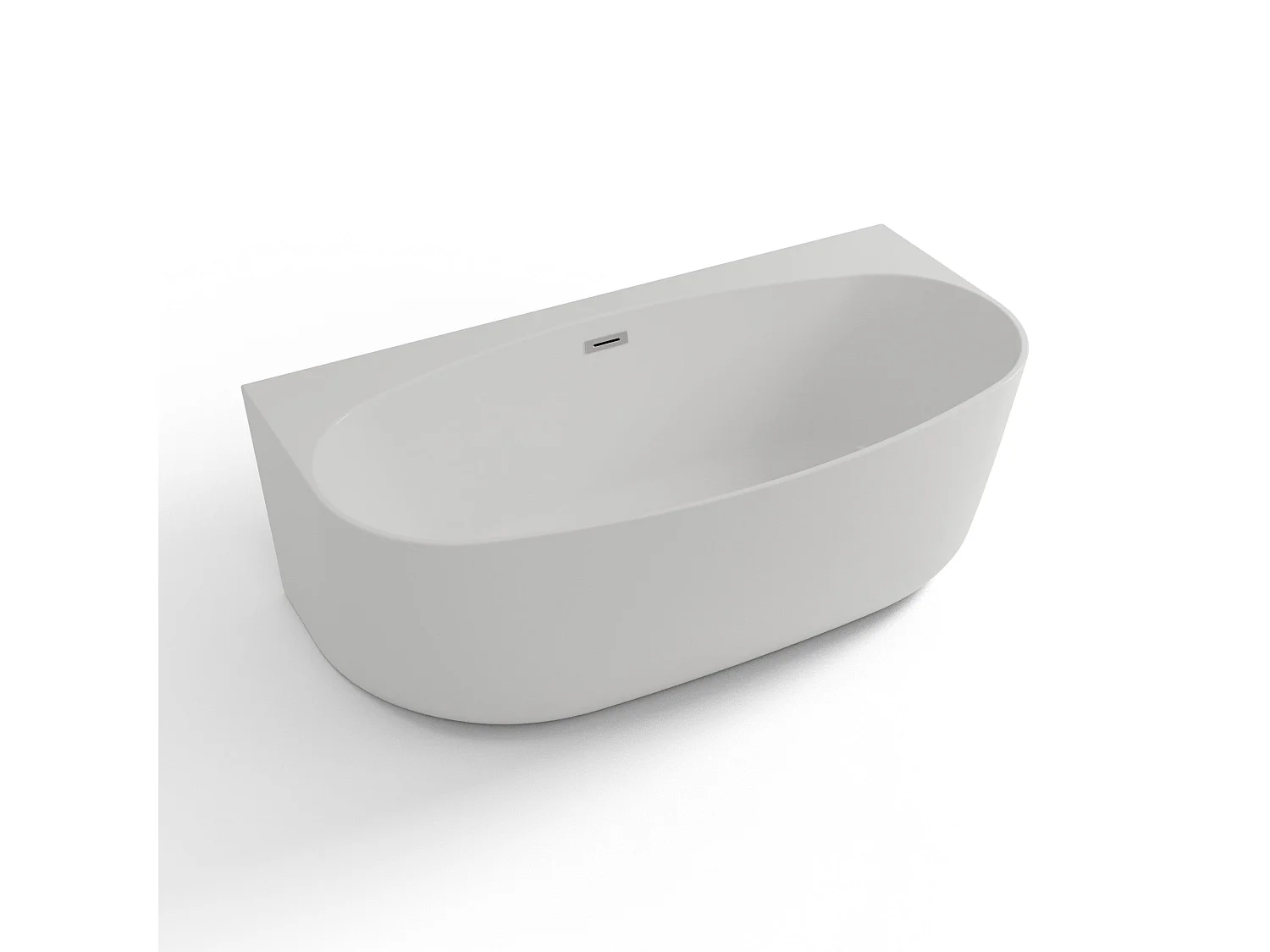 Baignoire Ilot Magic 170 blanche 170 x88 x58 cm, by SPALINA