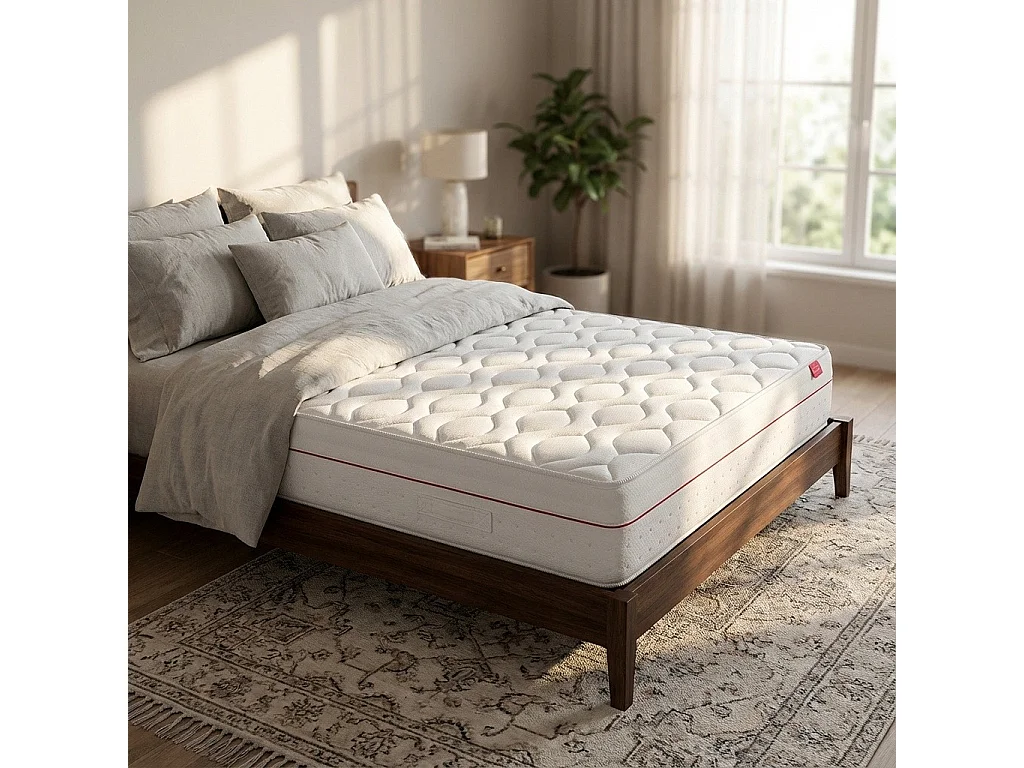 Matelas Deluxe Orthopédique  - Ressorts Ensachés   Taille 190 x 135 cm Hauteur 27 cm