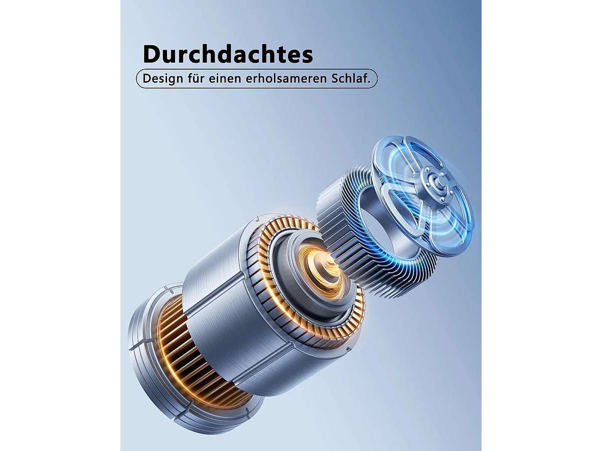 ZMH Ventilateur de plafond avec lumière 38W et télécommande Timing Fan Chambre à coucher en cristal
