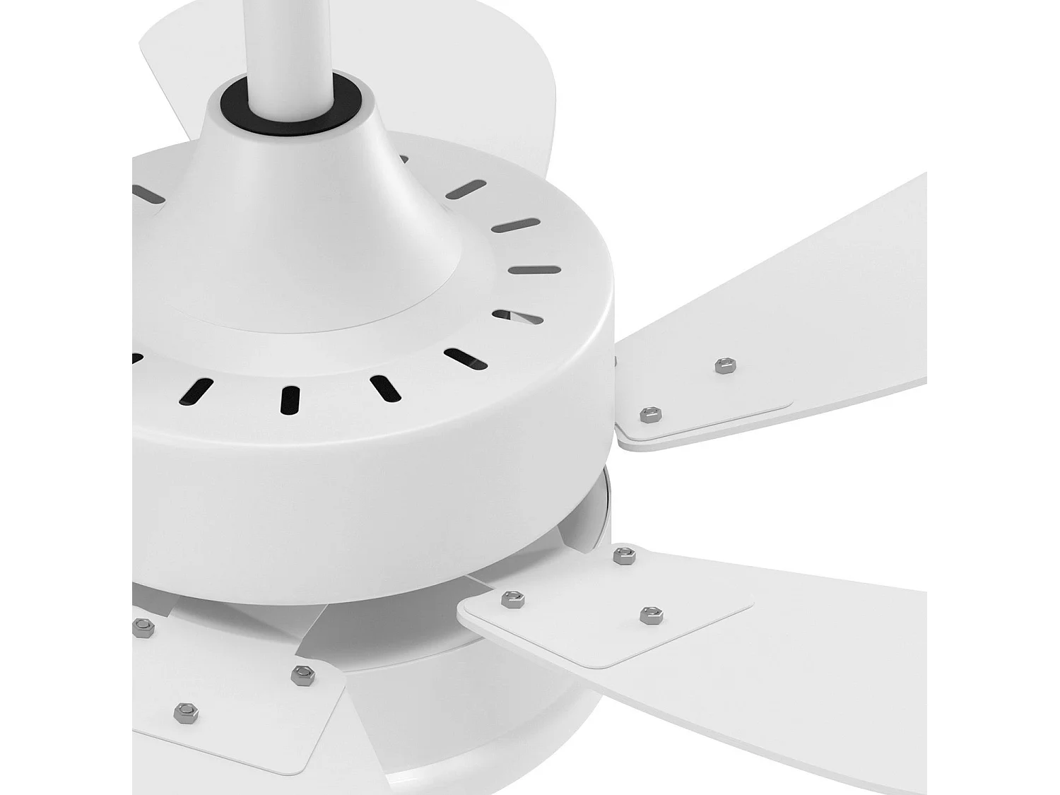 ZMH Ventilateur Plafond LED 6 Pales Ø75cm - Sans Ampoule, Télécommande, Silencieux, Été/Hiver (Chambre/Cuisine)